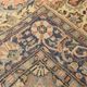 Vintage Turkish rug in red and beige with floral medallion, 199 × 288 cm