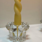 Reims glassworks candlesticks