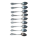 Large Art Nouveau Boulenger cocoa spoons