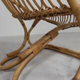 Bamboo armchair by Tito Agnoli, 1960s