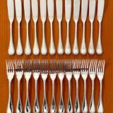 Christofle Malmaison 12 fish cutlery set excellent condition (24 pieces)