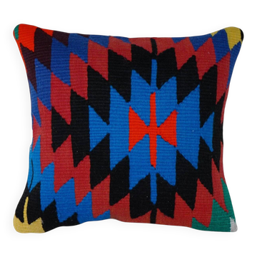 Housse de coussin kilim vintage 33x38 cm