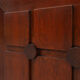 Art Deco carved geometric sideboard by Charles Dudouyt in oak, France ca. 1