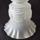 Antique tulip lampshade in satin glass Art Deco A 608