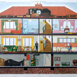 Rossignol educational poster - La Maison de Jean / Le Printemps