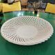 Vintage fruit dish ceramic braided 60s