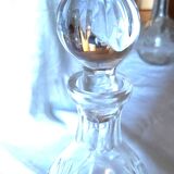 Small carafe in highly worked cut crystal