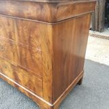 Medieval dresser Louis-Philippe in walnut