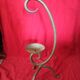 Wrought iron candle holder