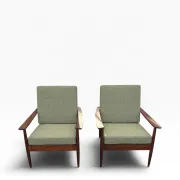 Set of 1960s Scandinavian lounge chairs