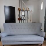 3-seater heather grey sofa