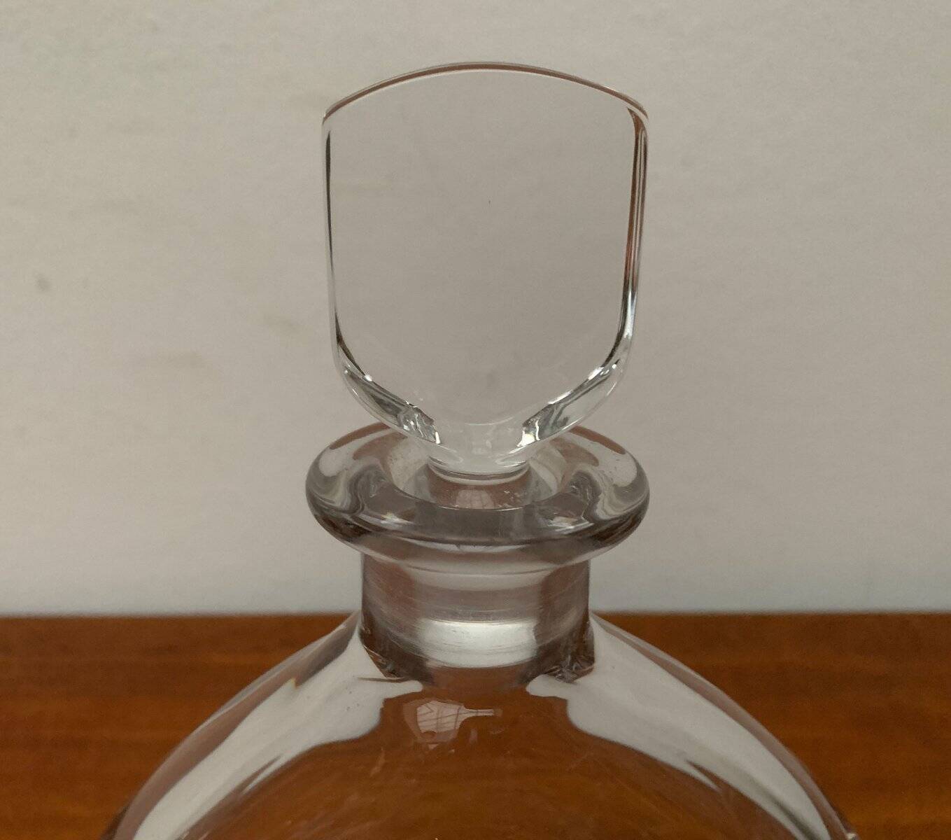 Bouteille en verre suédoise vintage d'Orrefors