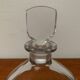 Bouteille en verre suédoise vintage d'Orrefors