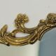 Vintage gold mirror in Louis XV style – Baroque metal frame – Wall decoration