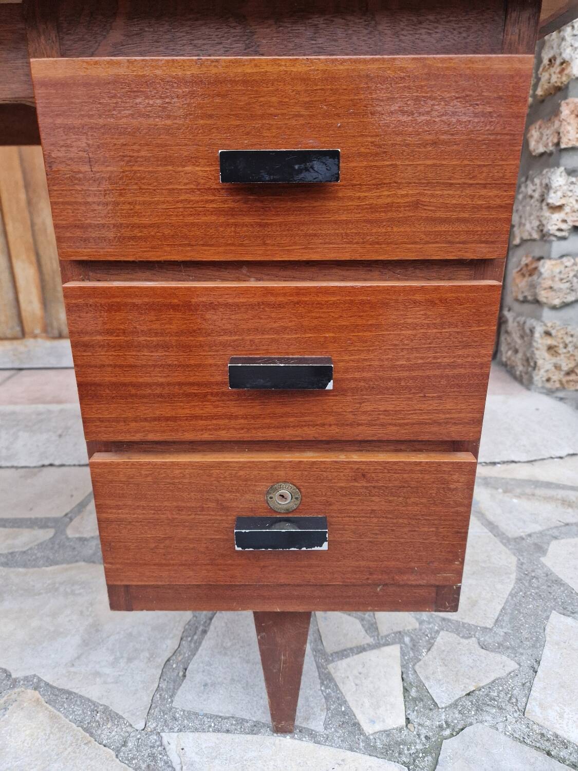 Vintage Scandinavian Spirol desk