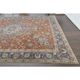 1970s Vintage Persian Handmade Wool Orange Oversized Area Rug 278x379