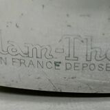 Old teapot Salam tea Villeroy & Boch porcelain and metal ~ 50s