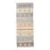Tapis Kilim vert et crème 2x6, 63x180 cm