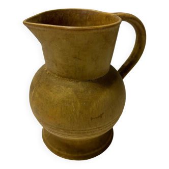 Old stoneware carafe pitcher