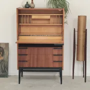 Wooden secretary by Frantisek Mezulanik for Up Zavody