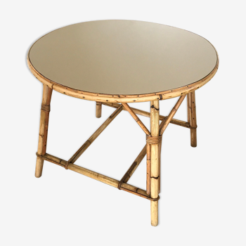 Table en rotin