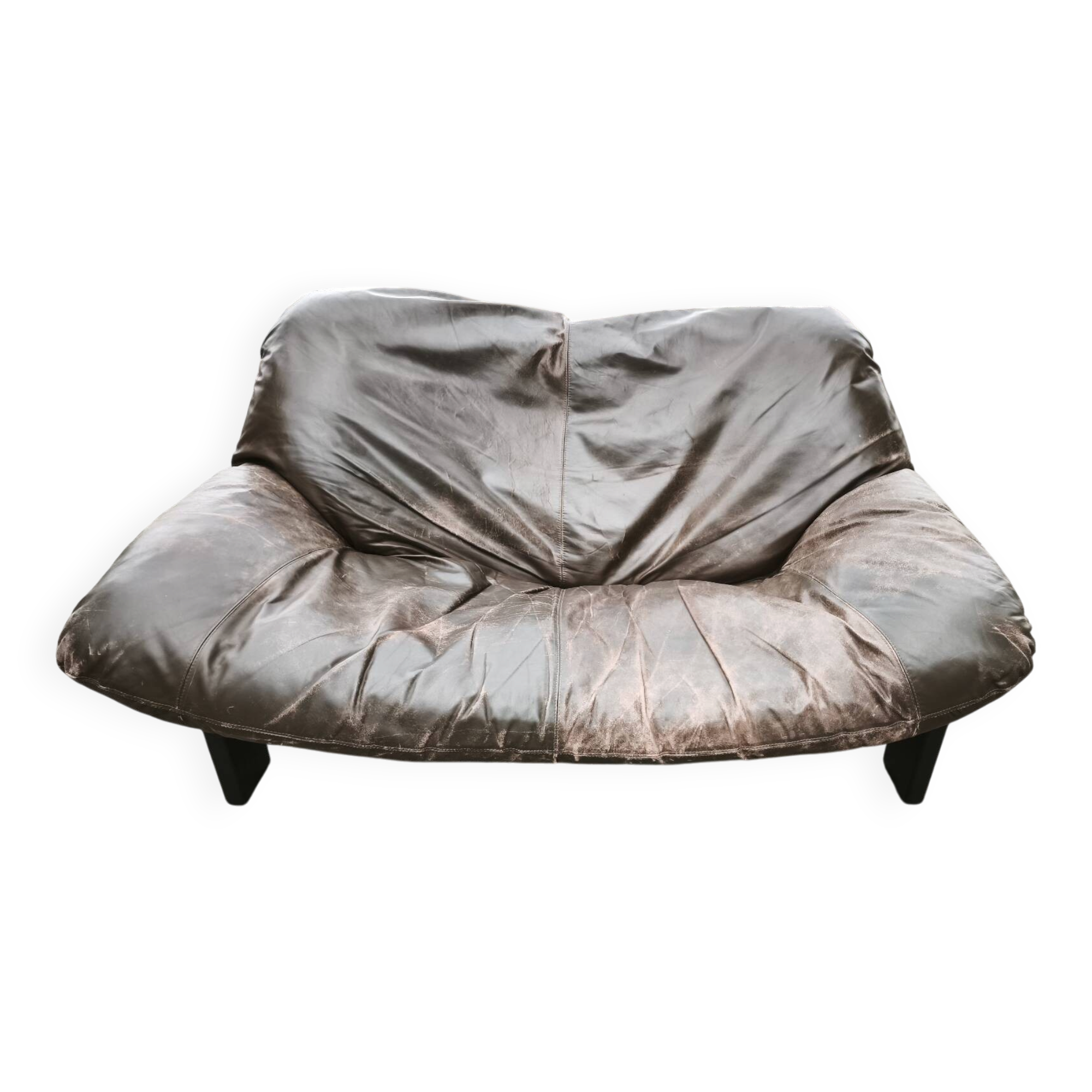 Canapé en cuir vintage