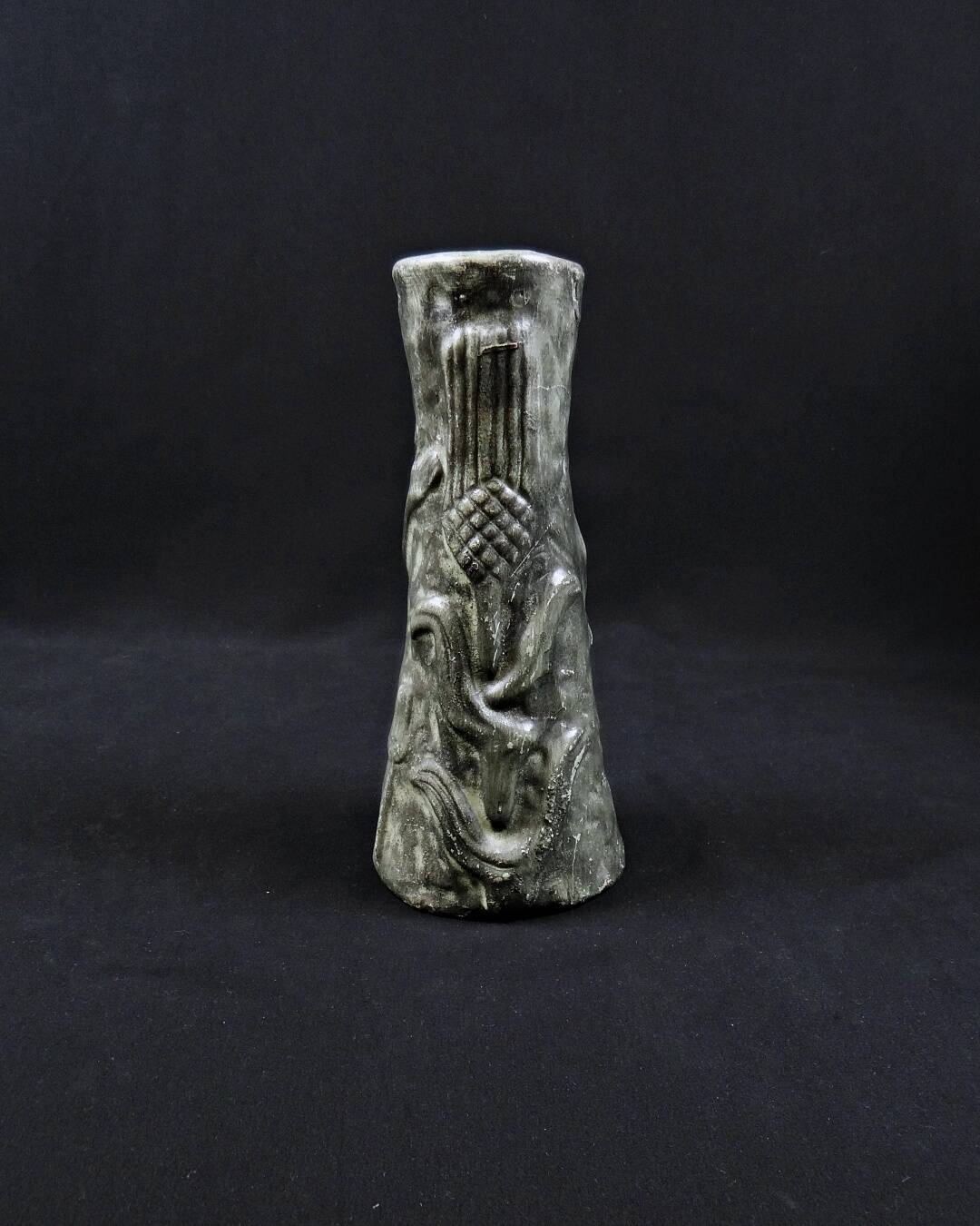 Terracotta vase in the style of Walter Gerhard Art Deco style 1960s