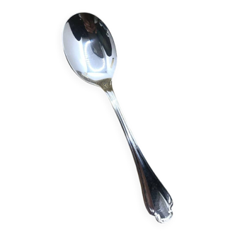 Christofle silver-plated small spoon, Pompadour model