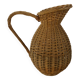 Imposant vase "pichet" en rotin, sud de la France, French Riviera, 1970