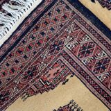 Tapis Bukhara Vintage Fait Main en Laine – 65 x 209 cm - 1C943