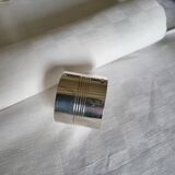 Rond de Serviette en Métal Argenté
