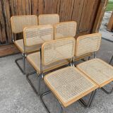 6 chaises Cesca de Marcel Breuer