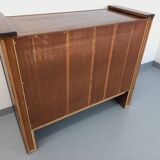 Vintage Maison Regain chest of drawers in solid elm from the 80s