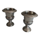 Pair of Medici-style silver-plated champagne buckets