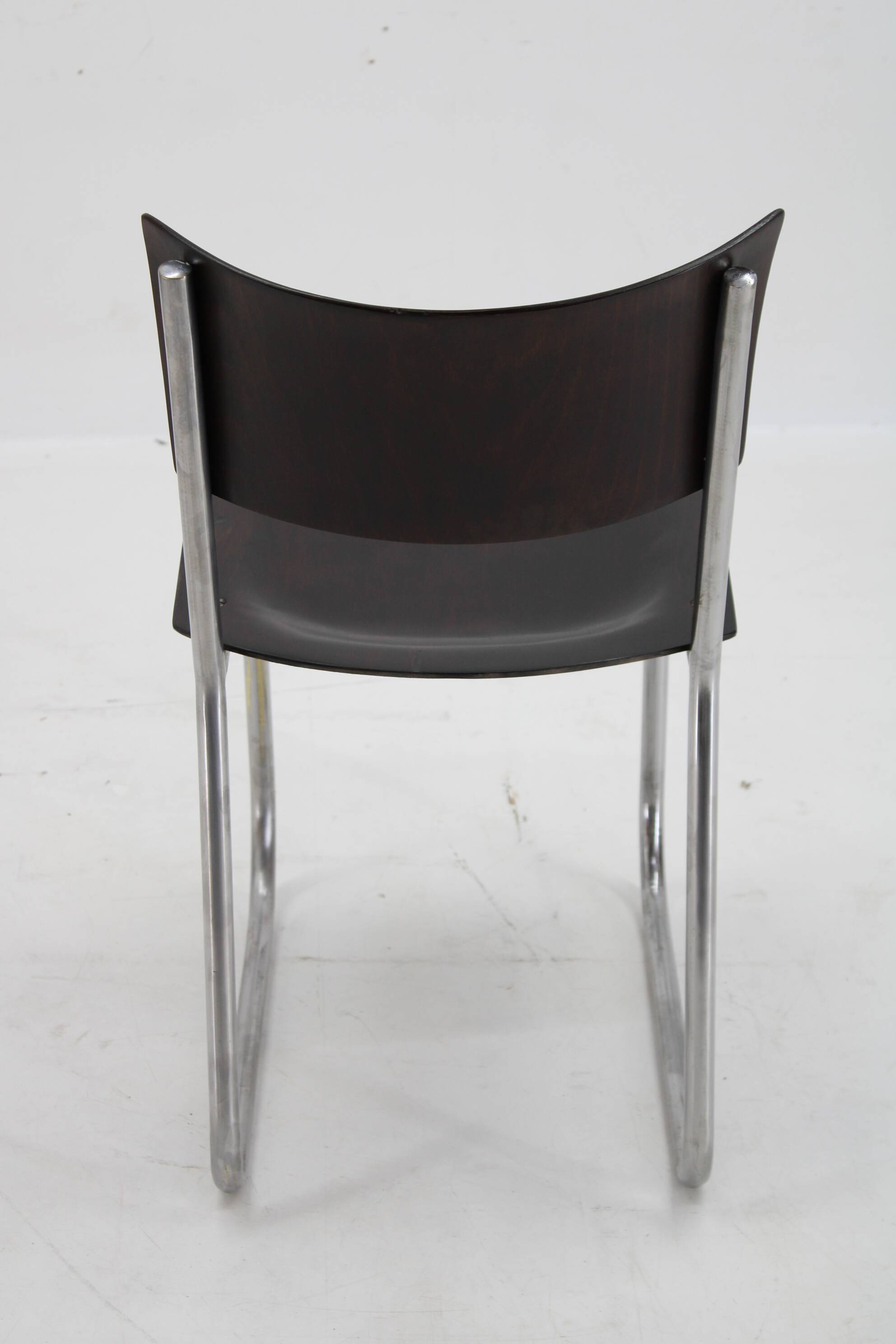 1930s Bauhaus/Functionalist Tubular Chair, Restored
