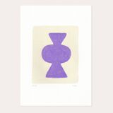 Collection of abstract paintings on paper signed eawy.