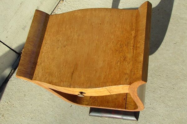 Console from the 1950s, mahogany and Sycamore