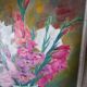 Glaïeuls bouquet table by Guerin