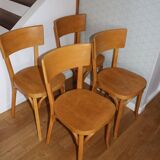 Set of 4 Baumann No. 30 chairs with wide back