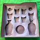 Vintage 1930s glass doll's dinette