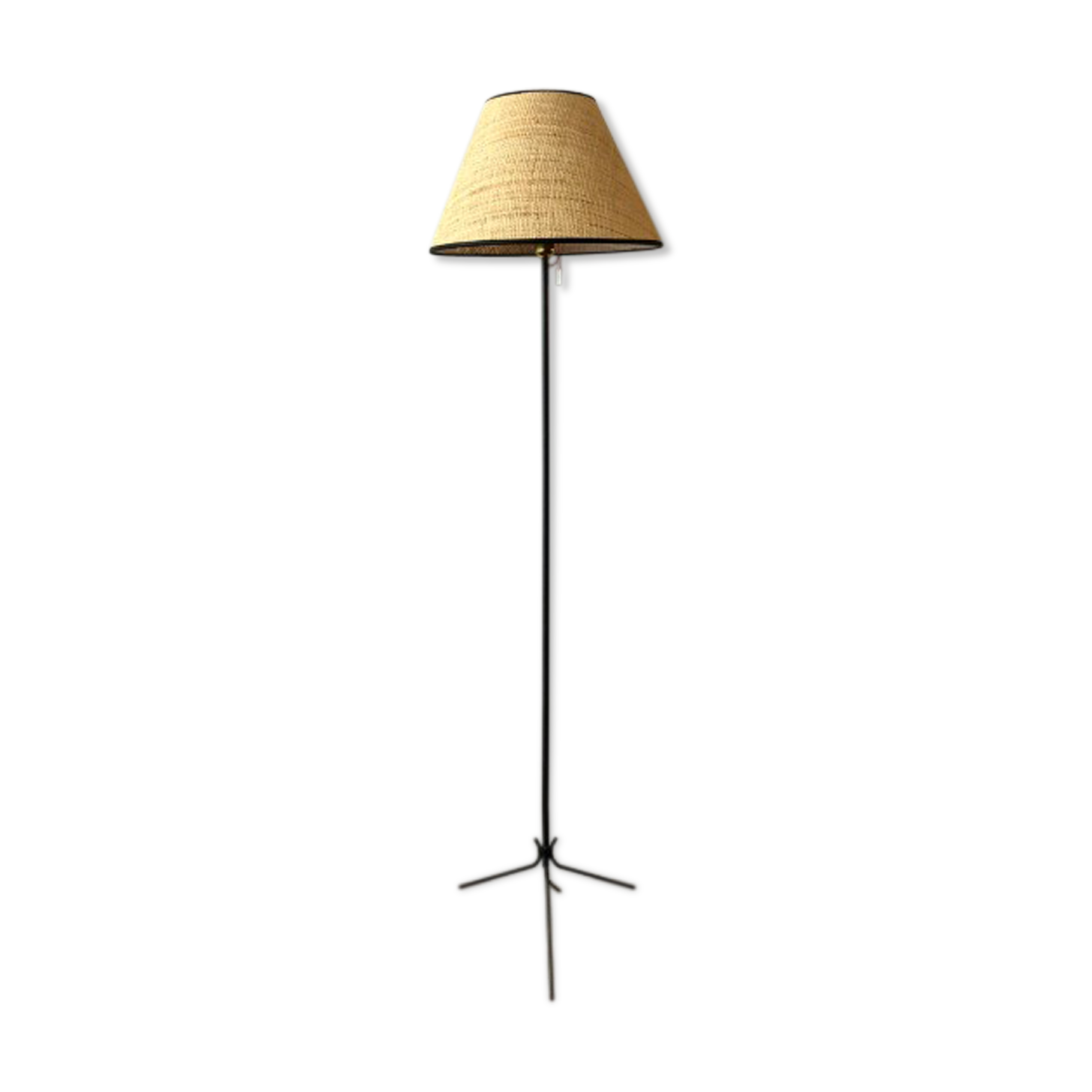 Lampadaire années 50 en fer forgé