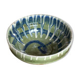 Bowl in painted terracotta