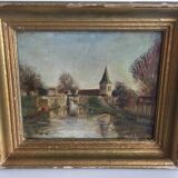 Old landscape painting