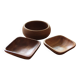 3 teak trays