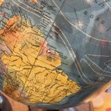 Mappemonde globe terrestre cartes Taride lumineux lampe vintage 1985