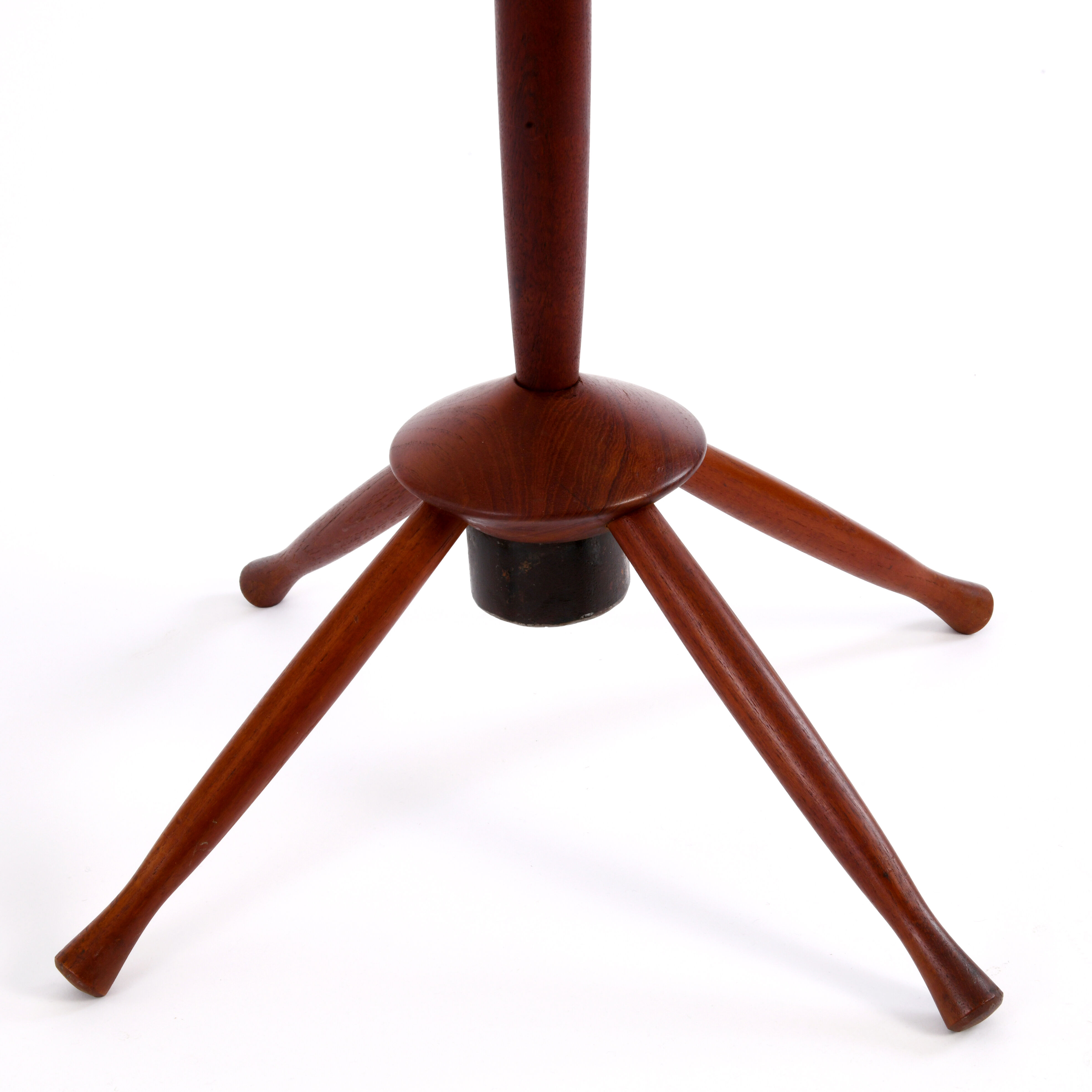 Teak coat rack