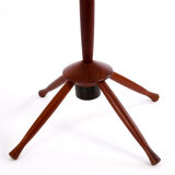 Teak coat rack