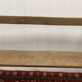 Bench with backrest