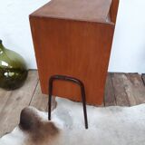 2 furniture or vintage boarding school bedside table