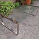 Coffee Table in Chrome and Glass, 1960s
